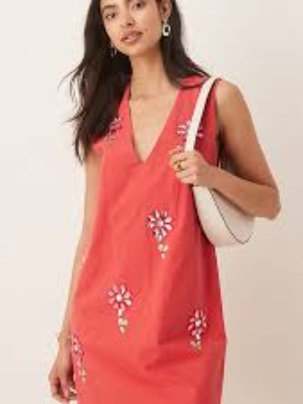 NWT Sister Jane Field Gem Mini Dress in Red S